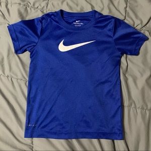 Blue Nike shirt size 7